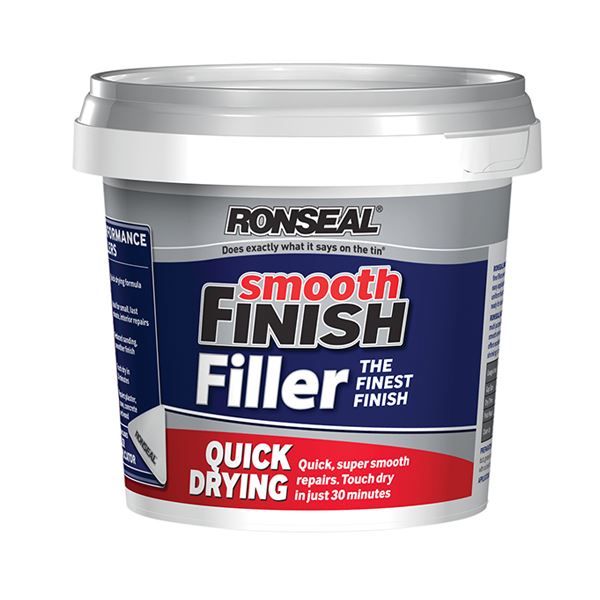 Ronseal Smooth Finish Filler - Quick Drying 600g