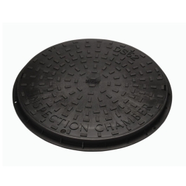 Manhole Cover 320mm Round - Plastic - Sealed Cover & Frame