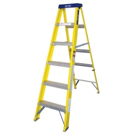 GRP Step Ladder - Yellow - 6 Tread
