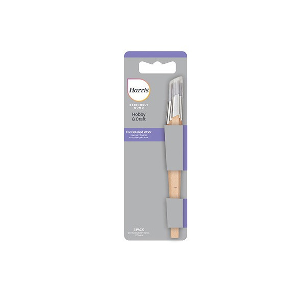 Hobby & Craft Fitch Brush - (Pack of 3) - (Seriously Good) - (102041000)
