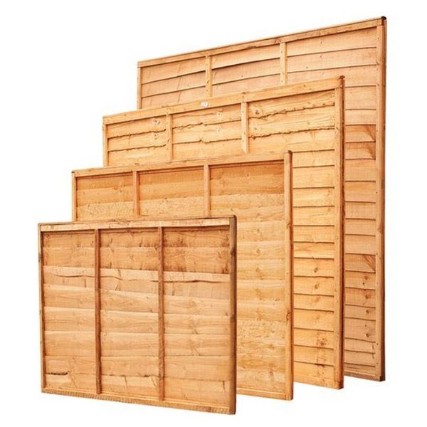 Overlap Fencing | 6Ft Wide X 4Ft High | Woodlands DIY Store