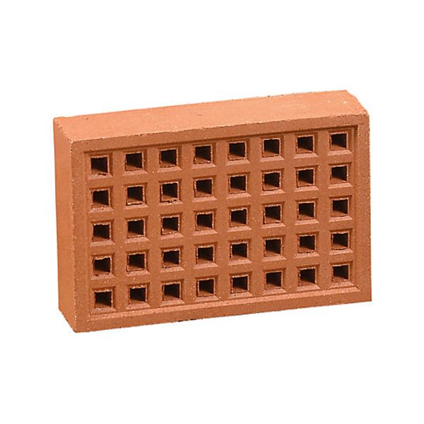 Air Brick | Red - 215mm X 65mm X 50mm | Woodlands DIY Store